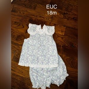 Floral Baby Dress with Bloomers